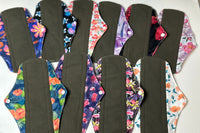 Menstrual Soft Bamboo Charcoal Cloth Sanitary Pad.