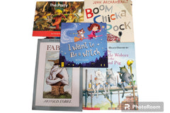 Kids Used Monthly Subscription Book Box Buy in crate joy today for $18.99, Get 5 picture books for a steal.