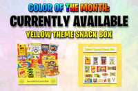 Yellow Snack Box - Yellow Snacks - Yellow Theme Gift Yellow Gift Idea - American Snackbox - Color Party Yellow Party from SentWithCareUSA