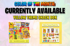 Yellow Snack Box - Yellow Snacks - Yellow Theme Gift Yellow Gift Idea - American Snackbox - Color Party Yellow Party from SentWithCareUSA