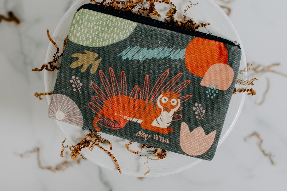 Image of Stay Wild Canvas Pouch