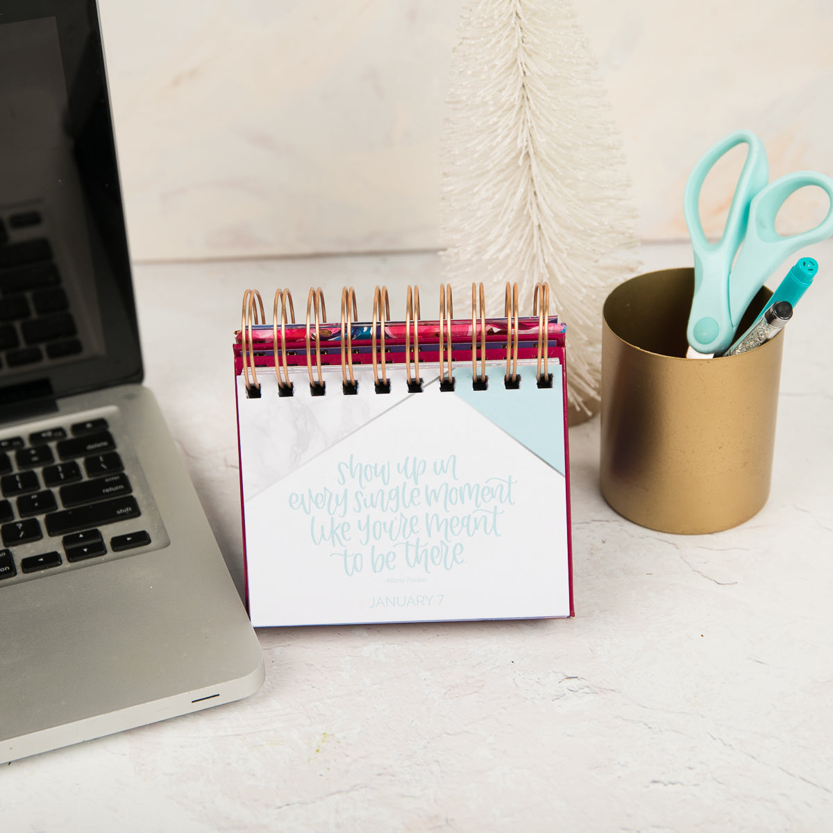 Inspirational Desk Easel Calendar Cratejoy