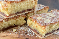 Cherry Bakewell Slices