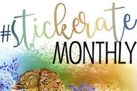 #stickerate MONTHLY Planner Stickers