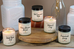 Fall candles to enhance your Autumn decor with aromas like Hot Cinnamon Rolls, Pumpkin Spice, Banana Bread and more.