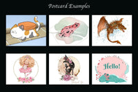 Monthly Postcard Box