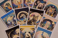 High quality printed images, vivid colors, 4x6" postcards with note section, address section, and stamp pre-printed