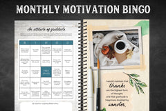 Compass Club | Monthly Motivation System with Planner & Mini-Course