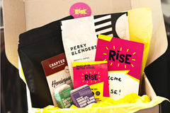 RISE monthly coffee box