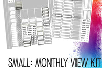 #stickerate MONTHLY Planner Stickers