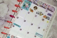 Functional Planner Sticker Kit for Planners - Calendars, Happy Planner, Bullet Journal, Leafy Treetops, Pocket, A5, EC, TN