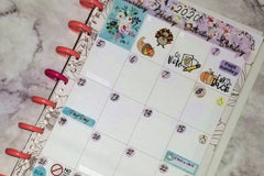 Functional Planner Sticker Kit for Planners - Calendars, Happy Planner, Bullet Journal, Leafy Treetops, Pocket, A5, EC, TN