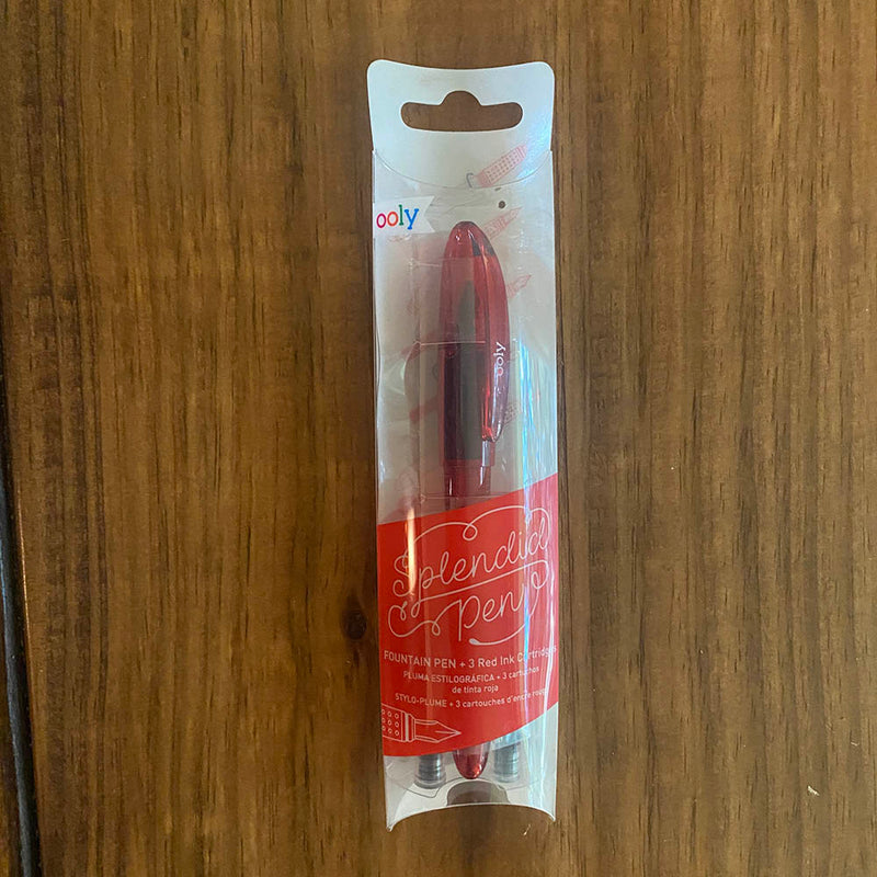 Ooly Red Fountain Pen Cratejoy