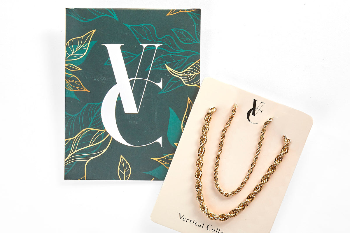 Image of Vertical Collective Vera Braided Necklace Set
