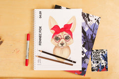 Monthly Sketchpad with Daily Drawing Prompts - Now Shipping April