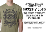 Each month contains a new paranormal theme and monthly challenge for you to play! Our shirts come with a content card to help you play.