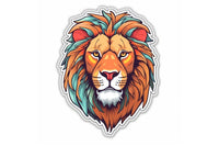 Example sticker from our box. Monthly themes vary; each box includes 15 high-quality, fully laminated stickers.