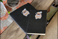 Vinny the Pug vinyl stickers are excellent for all types of surface to make a whimsical statement without uttering a word. 
