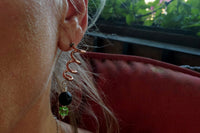 MY LUV 2U Designer Lava Rock Crystal Birthstone Earrings Box