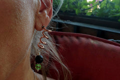 MY LUV 2U Designer Lava Rock Crystal Birthstone Earrings Box