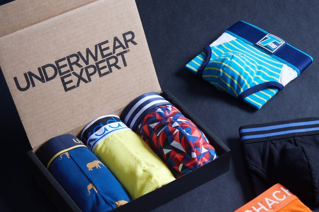 Curated Designer Men's Underwear Mystery Box - 2 pairs every 3 months
