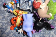 These adorable Disney figures are made of PVC plastic and are great for decorating cakes, play time, or just collecting.