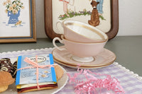 Vintage Teacup Club Trio - Teacup, Saucer & Cake Plate