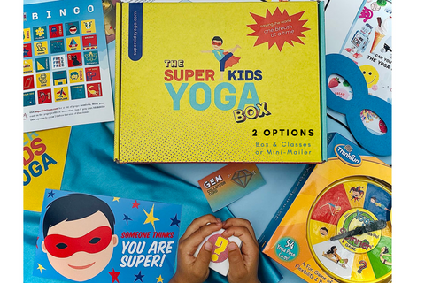 Image of GIFT CARD: 1 Super Kids Yoga Box & 8 Classes