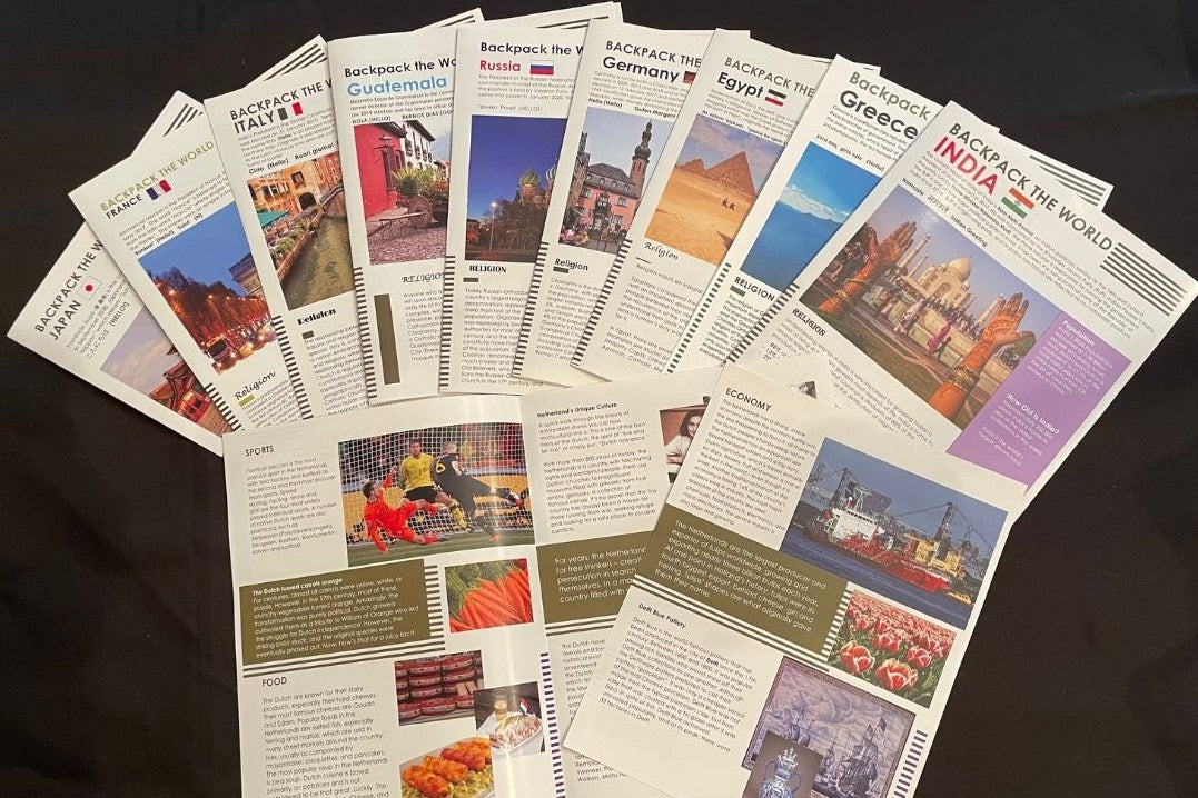 Backpack The World - Cultural Geography Kits for Kids 9 to 15!