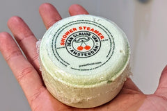 Jean Claude Van Amsterdam men's grooming box includes Bar Soap, Facial Moisturizer and Shower Steamer! 