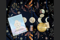 BOX CONTAINING WITCH BOX ITEMS FOR THIS THEME: INNER GODDESS                                            