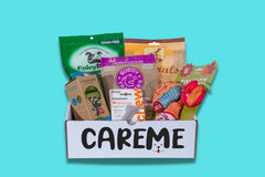 Customized premium dog subscription box, With each purchase we donate to homeless animals!- CareMebox