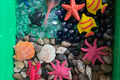 Rainbow Kids Sensory Bins