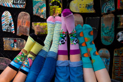 Sock Panda Tween Sock Subscription (Ages 8-11)  -  Two Pairs Each Month