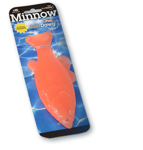 Image of Ruff Dawg Minnow Rubber Dog Toy