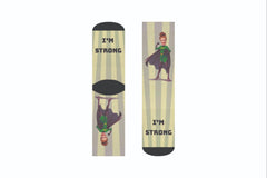 Monthly Girl Power Socks with Custom Face
