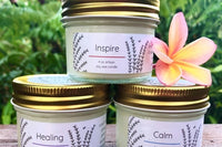 Soy Wax Candle Trio scented with Essential Oils
