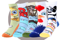 Sock Panda Kids Socks (Ages 3-7)  -  Two Pairs Each Month