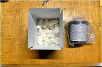 1 Candle Subscription packaging. Lid and Vessel are wrapped separately for safest shipping. Any damaged vessels will be replaced.