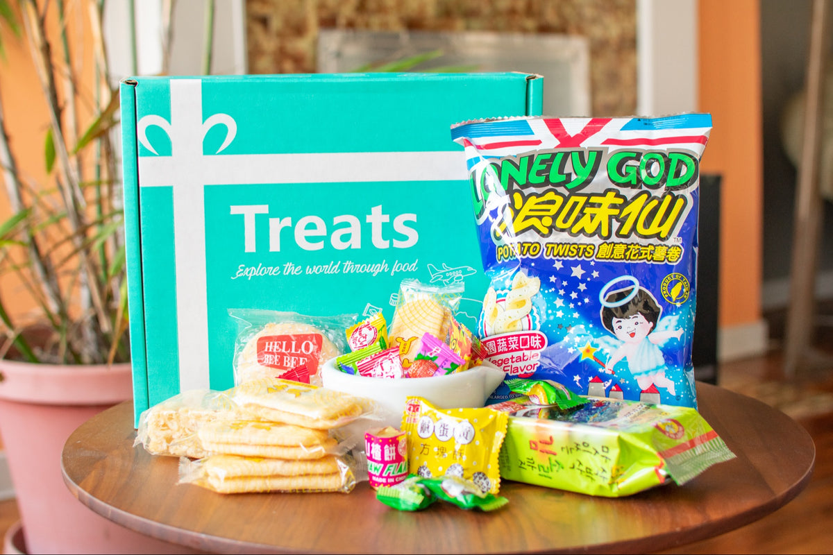 Cheerful Gift Box has Puzzle Books and Snack for Get Well or Cheer