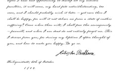 Since all letters are transcribed into English, we aren't often sending originals, but we do try to include original signatures