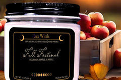 The enticing scent of a fall festival with the scent of apples and bourbon in the air. This candle will bring you all the joy of autumn. 