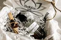 Natural + Vegan Crystal Infused MEDITATION Wellness Box | Self-Care for Body + Mind + Spirit