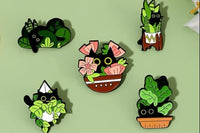 Crazy cat lady or crazy plant lady? How about both?! These pins depict adorable cats exploring your plants! 