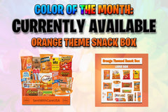 Orange Snack Box - Orange Snacks - Orange Theme Gift Orange Gift Idea - American Snackbox - Color Party Orange Party from SentWithCareUSA