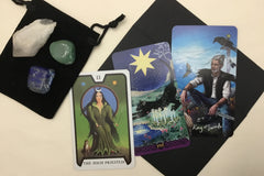 Tarot and Crystal Combo: Random Draw of 3 cards and 3 crystals (3rd week)