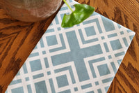 100% cotton absorbent flour sack tea towel with a modern, exclusive and limited edition quilt pattern print. 