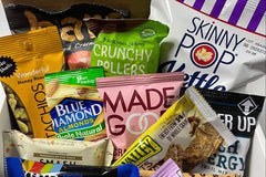 Healthy good for you snack box