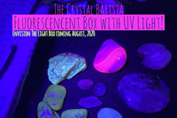 Did you now rocks, minerals, and crystals glow under UV light? once a year we send out a fluorescent box and lesson! 