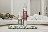 Root Journey Nourish and Clarify Facial Cleaner and Firm and Smooth Facial Serum. Vegan and Cruelty Free Leaping Bunny Certified. 
